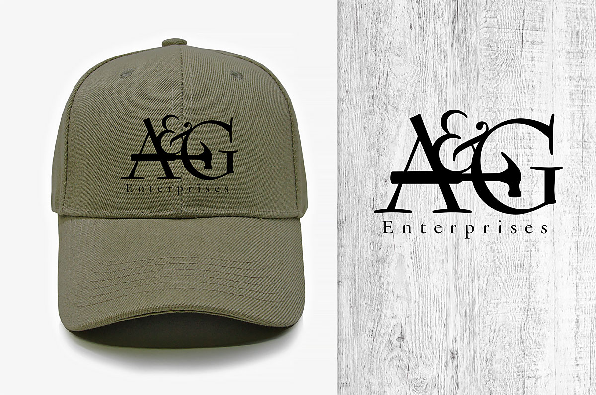 A&G logo applied to ball cap